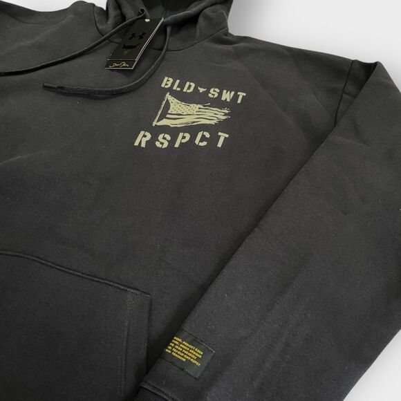 Under Armour Project Rock Veterans Day Hoodie Mens size X-Large1386921-016 (b) - Picture 3 of 8